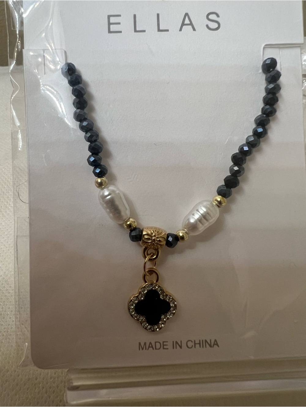 Ella Bead adjustable Bracelet with Pearl NWT